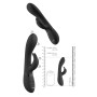 Vibratore rabbit anale vaginale Cato Pulse G-spot nero