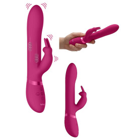 Vibratore rabbit per punto g vaginale anale amoris fucsia