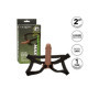 Guaina fallica per uomo Life-Like Extension W Harness brown