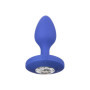 Butt plug anale vibrante Vibrating Probe Medium blu