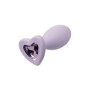 Butt plug con gioiello First Time Crystal Booty Duo viola