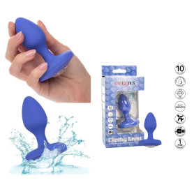 Butt plug anale vibrante Vibrating Probe Medium blu