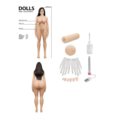 Bambola del sesso Jacky - Flesh Jacky in silicone