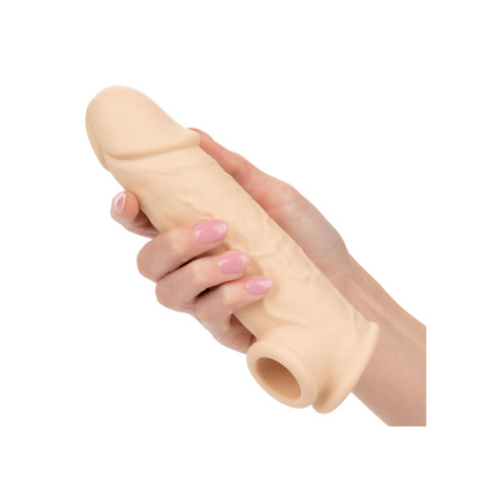 Guaina fallica indossabile in silicone realistico Life-Like Extension 7 Inch flesh