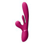 Vibratore rabbit vaginale clitoride Thrusting GSpot Flapper PulseWave Clit Stimulator Pink