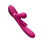 Vibratore rabbit vaginale clitoride Thrusting GSpot Flapper PulseWave Clit Stimulator Pink