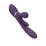 Vibratore rabbit vaginale clitoride Thrusting GSpot Flapper PulseWave Clit Stimulator Purple