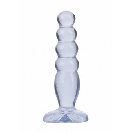 Plug butt palline anali Delight 5" / 12 cm Transparent