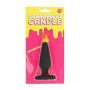 Candela accessorio divertente Scandalous Candles Butt Plug Black