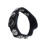 Anello fallico maschile Cock ring ritardante The Leather 5 Snap Black