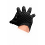 Guanto per fisting vaginale anale in silicone Masturbation Glove Black