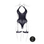Body con giarrettiera Metis XVI Body with Garters and Crossed Neckline