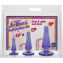 plug anale kit mini maxi dilatatorecon ventosa Initiation Kit Purple