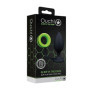 Plug anale con anello fallico Butt with Cock Ring GitD Neon Green/Black