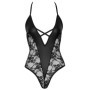 Body erotico donna con pizzo trasparente