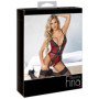 Body elegante donna intimo aperto Crotchless