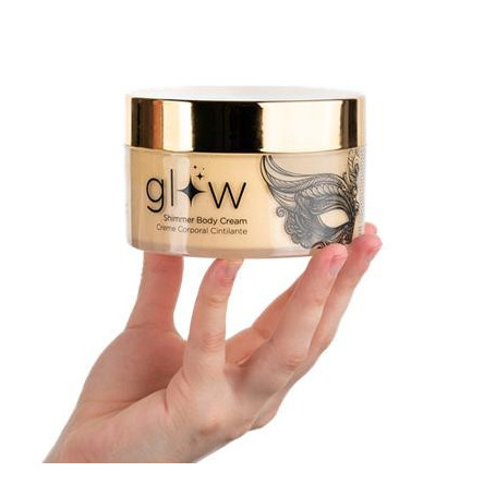 crema per corpo GLOW SHIMMERING BODY CREAM nutriente idratante con brillantini