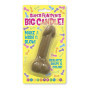 candela divertente a forma di pene SUPER FUN BIG PENIS CANDLE BROWN