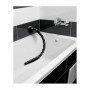 Fallo maxi con ventosa anale 1" Swirl Hose 18" Long Black