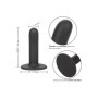 Fallo in silicone vaginale anale con ventosa Boundless 4.75/12cm Smooth