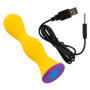 Vibratore anale in silicone mini dildo liscio vibrante anal vibrator