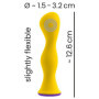 Vibratore anale in silicone mini dildo liscio vibrante anal vibrator