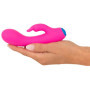 Vibratore rabbit in silicone piccolo vaginale clitoride Bunt pink