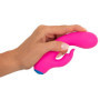 Vibratore rabbit in silicone piccolo vaginale clitoride Bunt pink