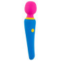 Vibratore wand in silicone corpo vaginale anale clitoride bunt fucsia