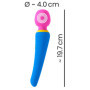 Vibratore wand in silicone corpo vaginale anale clitoride bunt fucsia